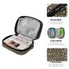 Moyyo Original Leopard Print Weekly Pill Organiser 7 Day Pill Box with Bag, Multiple Pockets Travel Pill Boxes Portable Daily Medication Organizer Dosette Box for Vitamin Supplement view 4
