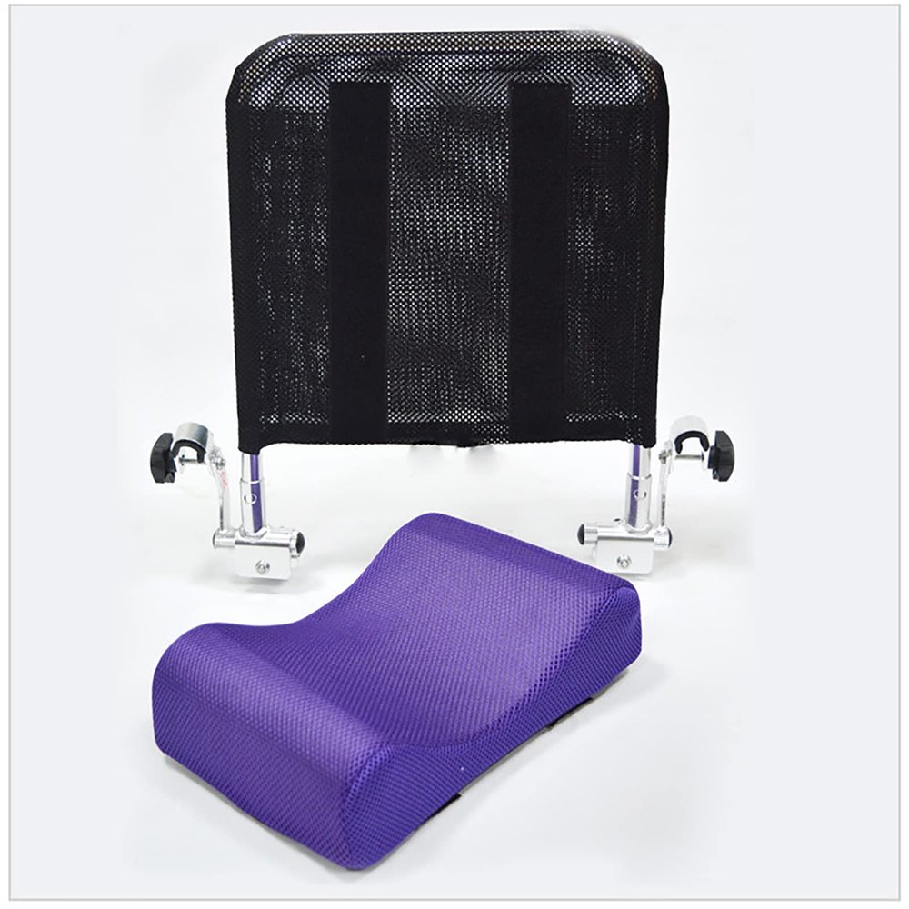 Wheelchair Headrest for Neck Support, Medical Foam Wedge Neck Stabilizer Keep Head Straight, Adjustable Back Cushion Pillow, Universal Wheelchair Accessories for Seniors, Adults