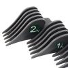 harayaa 3Pcs/Set Professional Hair Limit Combs 32mm 38mm 51mm Hair Attachment for Stylists Barbers - Gray view 2
