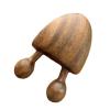 1Pc Natural Sandalwood Scraping Facial Massage Comb Eye Neck Small Snail Comb Relaxing Stick Wooden Massager,Wood view 1