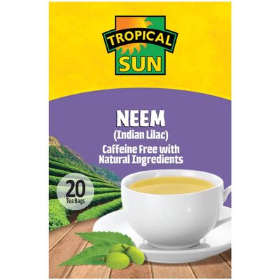 2 x Tropical Sun Neem (Indian Lilac) Tea 6 x 30g
