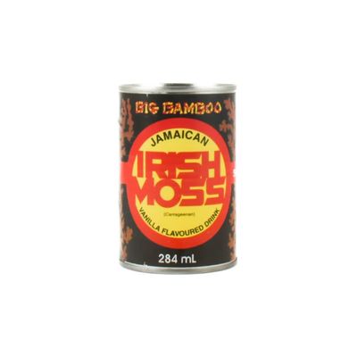 Big Bamboo Irish Moss Original Drink 284ml (Case of 24) | Authentic Caribbean Sea Moss Beverage | Nutrient-Rich Ready-to-Drink Smoothie