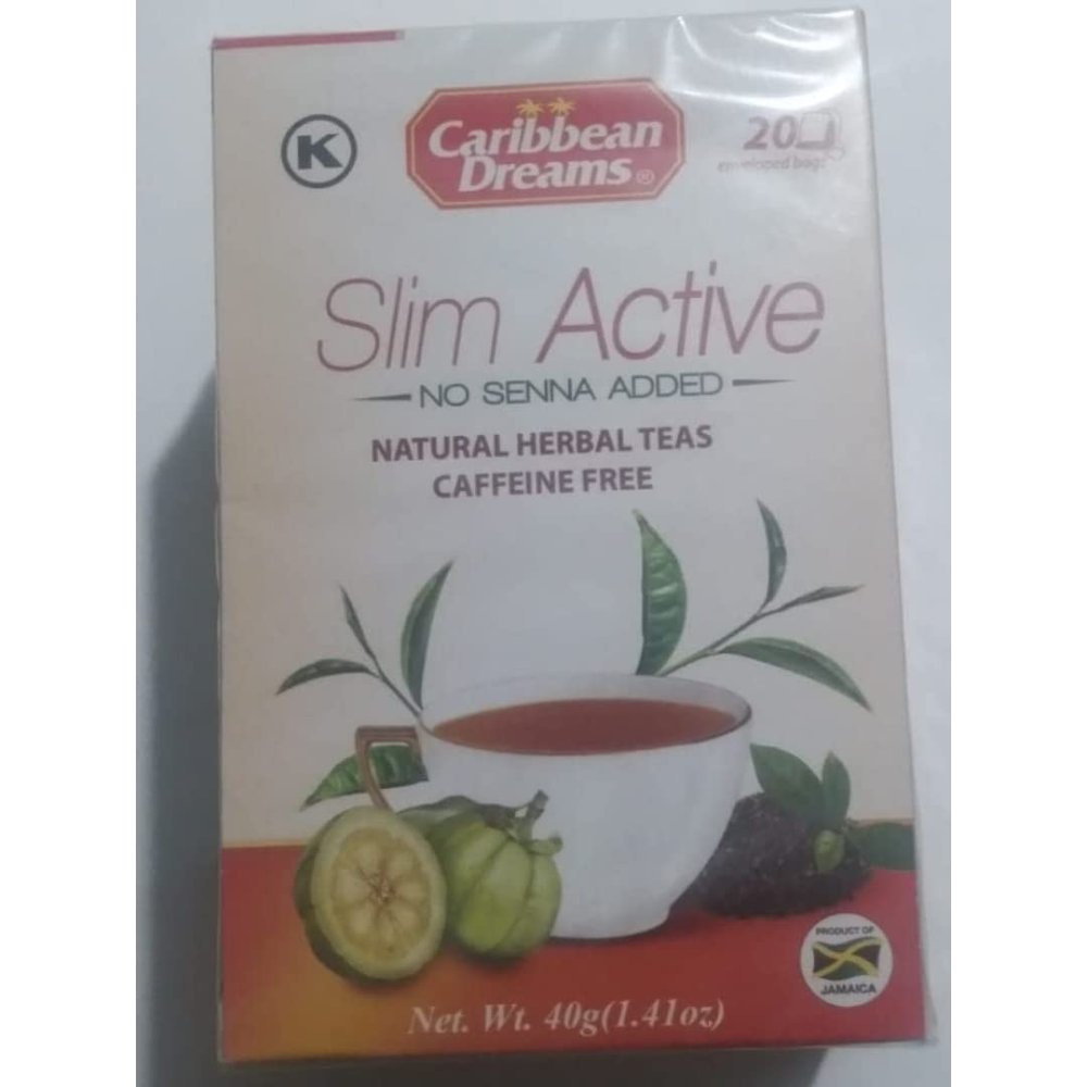 2 x Caribbean Dreams Slimming Tea 6 x 20s