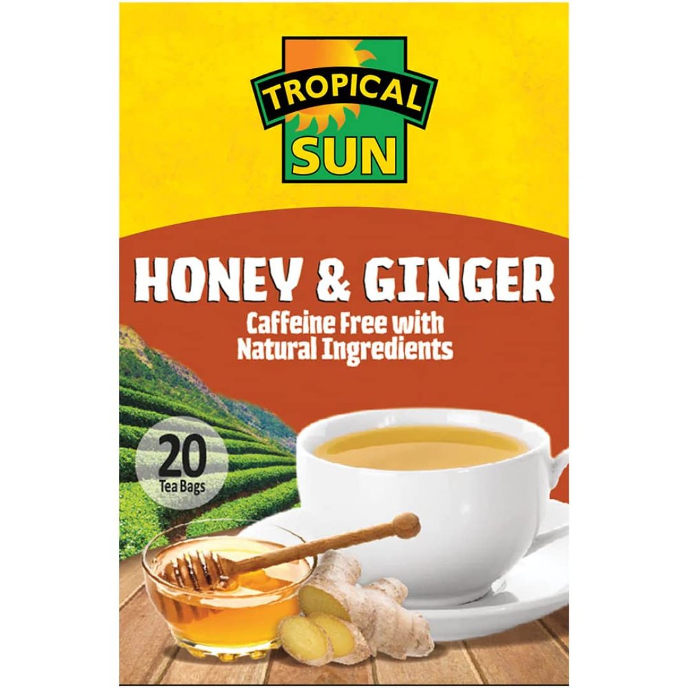 2 x Tropical Sun Honey & Ginger Tea 6 x 70g