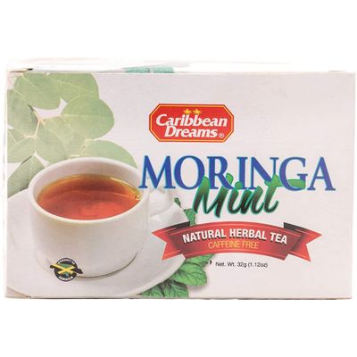 2 x Caribbean Dreams Moringa Mint Tea 6 x 20s