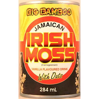 Big Bamboo Irish Moss Oats Drink 284ml (Case of 24) | Caribbean Sea Moss & Oat Beverage | Nutritious Ready-to-Drink Smoothie