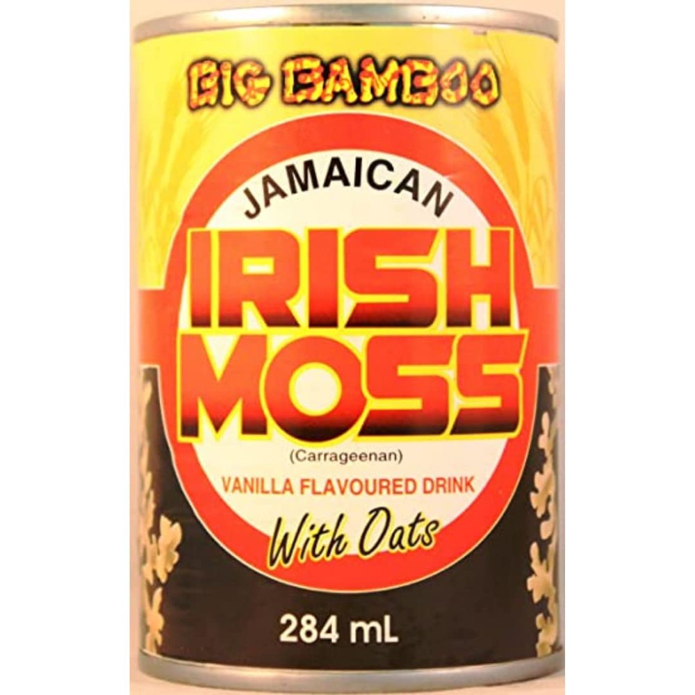Big Bamboo Irish Moss Oats Drink 284ml (Case of 24) | Caribbean Sea Moss & Oat Beverage | Nutritious Ready-to-Drink Smoothie