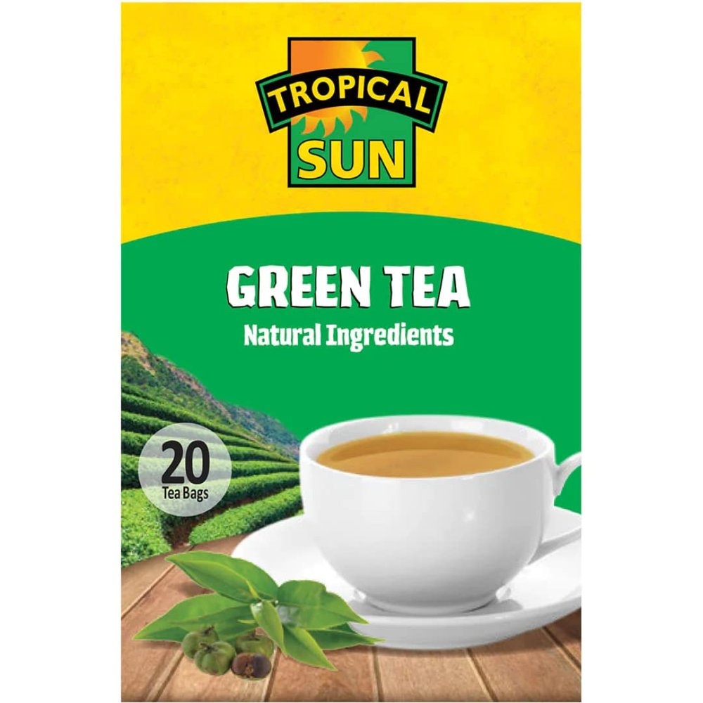 2 x Tropical Sun Green Tea 6 x 40g