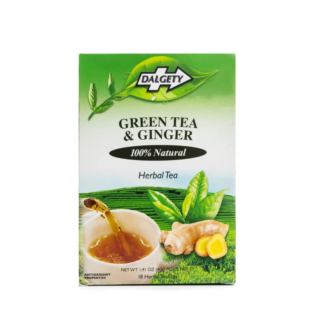 2 x Dalgety Green Tea & Ginger 6 x 40g