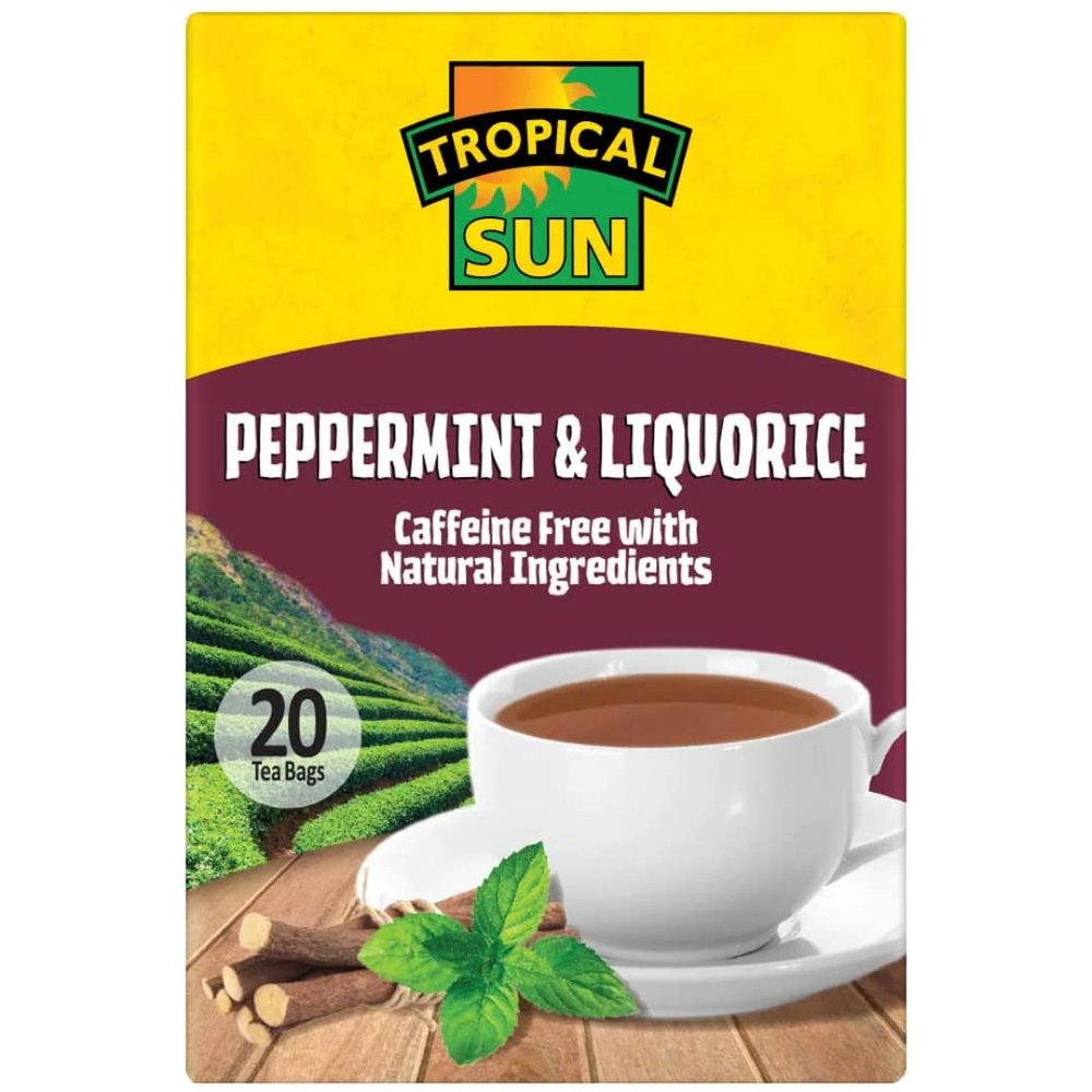 2 x Tropical Sun Peppermint & Liquorice Tea 6 x 30g