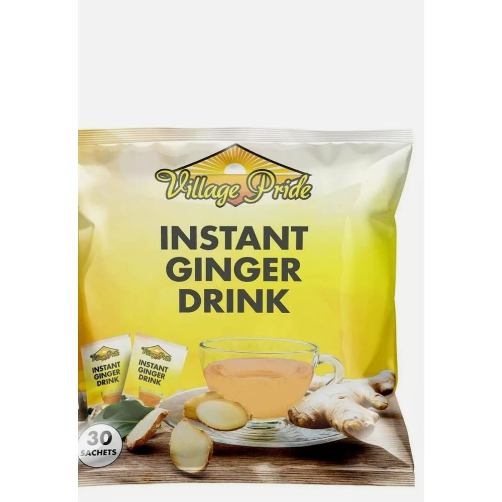 10 x Village Pride Instant Ginger Packet 1 x 30s