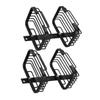 CIYODO Rack Kitchen Sink Drain Rack Double Soap Holder Sponge Drain Wall Mount Sponge for Bathroom view 1
