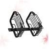 CIYODO Rack Kitchen Sink Drain Rack Double Soap Holder Sponge Drain Wall Mount Sponge for Bathroom view 2