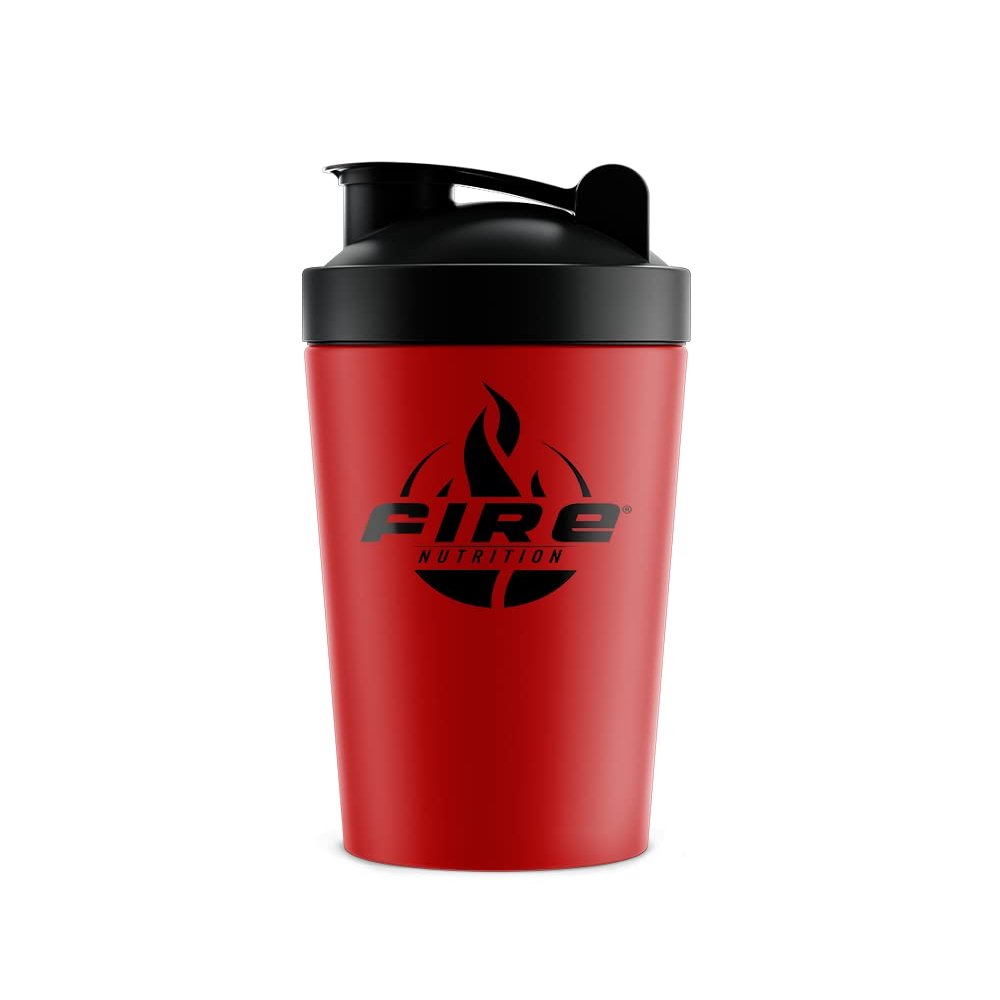 Fire Nutrition - Shaker 700 ml Fire Extinguisher Model  Mixer  Cocktail Shaker for Protein Shakes