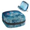 Storage Bag for Sanitary Napkin Pads, Menstrual Cup Pouch, Period Bag Organizer for Feminine Pads Tampons, Scary Skeleton Spining Basketball view 1