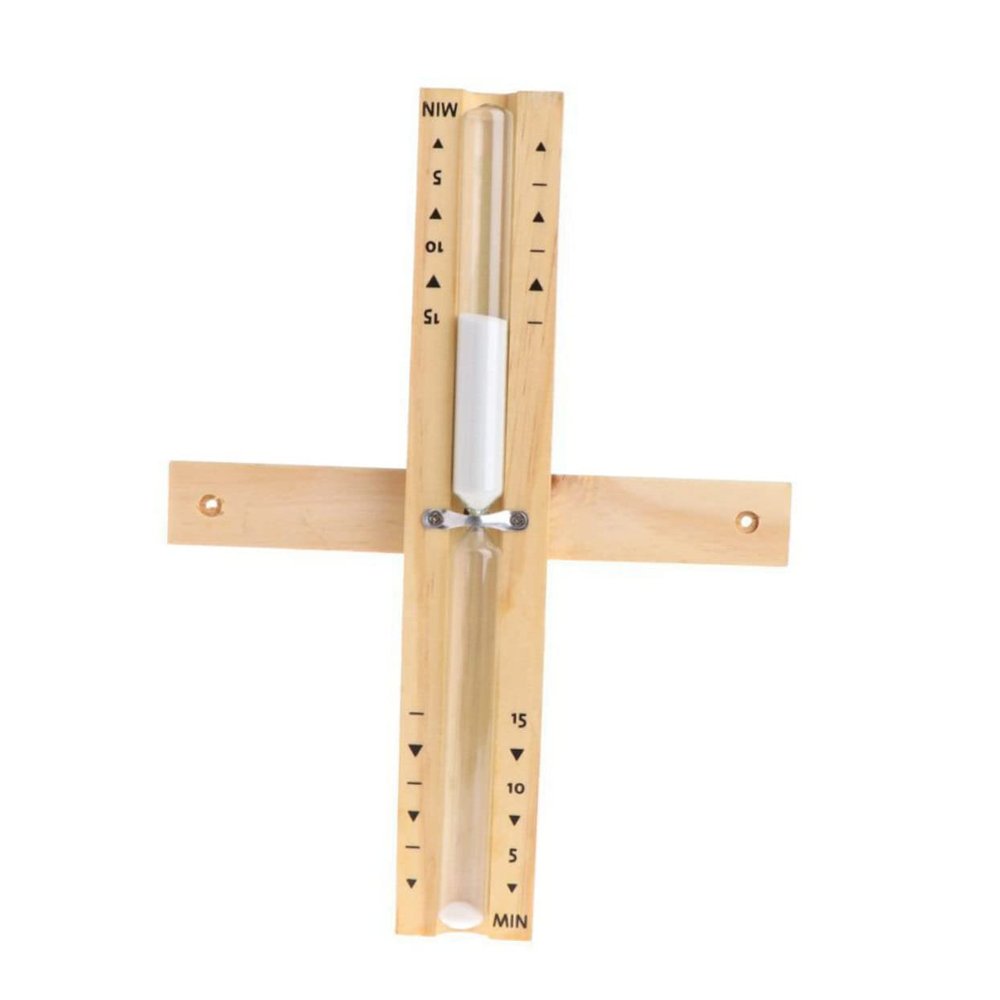 Cabilock Wall-mounted Hourglass for Sauna Timer Rotating Sand Clock for Bathroom and Hotel Use