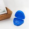 vepoty Denture Storage Container 2pcs Portable Denture Storage Case with Vent Holes Orthodontic Mouth Guard Denture Case view 3