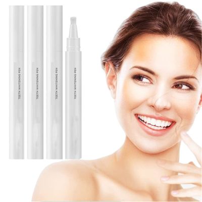 Actiwarm Teeth Whitening Pen Instant Teeth Whitening Essence Pen, Professional Teeth Whitening & Stain Removing Pen Gel Pen, No Sensitivity, Effective Reduce Yellowing Teeth Whitening Kit (4)