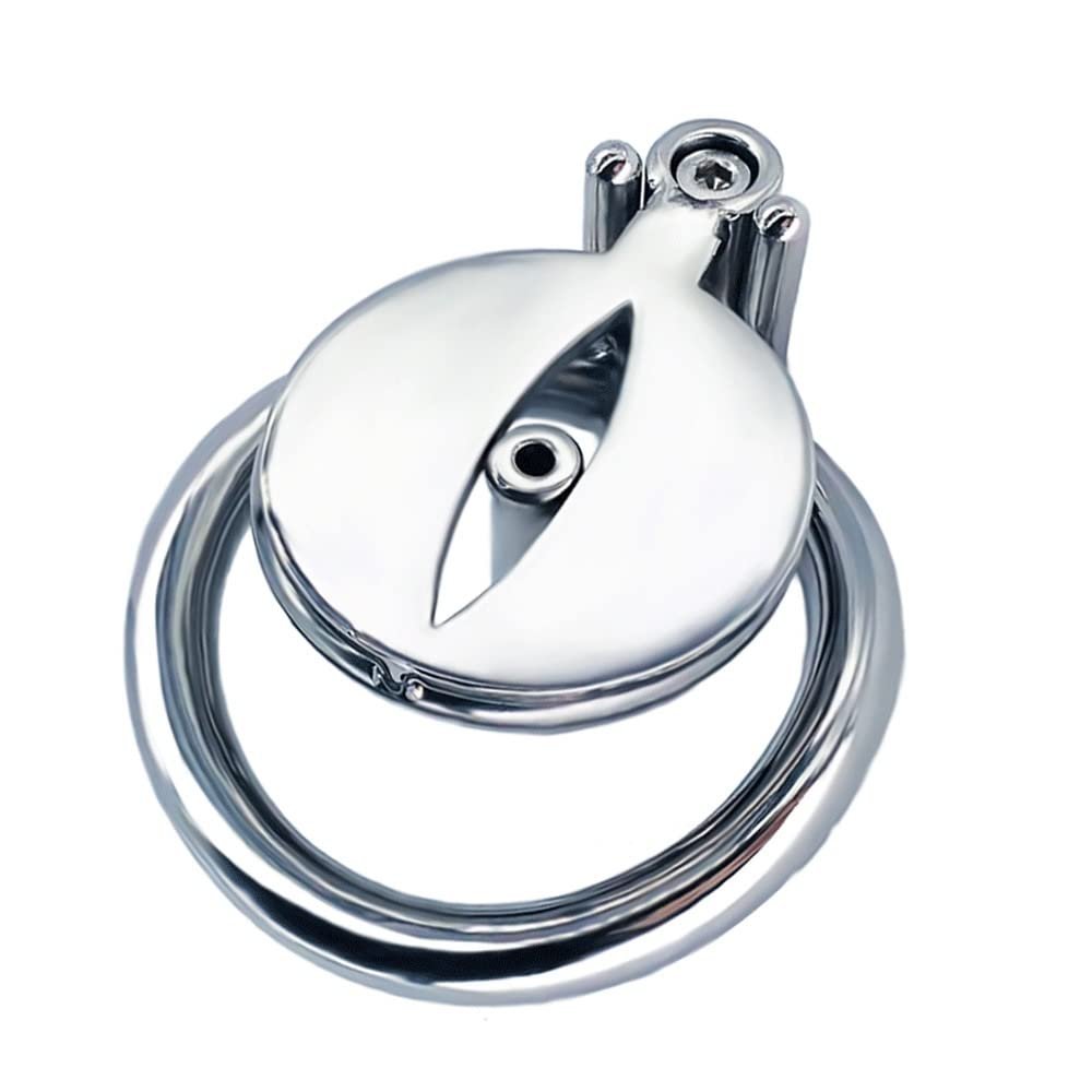 Men's Chastity Metal Chastity Lock Stainless Steel Chastity Device Lock Male Round Ring Lock Device Chastity Cage -40mm