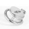 Men's Chastity Metal Chastity Lock Stainless Steel Chastity Device Lock Male Round Ring Lock Device Chastity Cage -40mm view 4