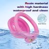 Adult Men's Toy Resin Light Material Pink cage Male Chastity Equipment Lock with 4 Rings(Small) view 4