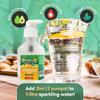 Aromhuset Maracuja Sparkling Water Flavouring Drops 200ml - With Pump Bottle - Makes 100 Litres with 1-500 - Zero Sugar & No Calories - Just Add 2 Pumps to 1 Litre Sparkling Water view 3