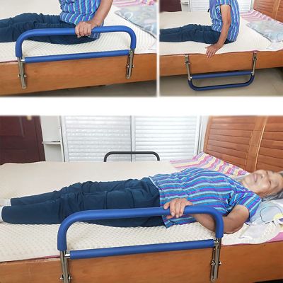 PEAMAN Adjustable Bed Rails, Assist Safety Handle Bedside Grab Bar Handicap Bed Railings Cane Home Medical Care for Elderly Adults