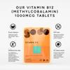 Fitness Health Vitamin B12 1000mcg Tablets - Vitamin B Supplements for Energy Production and Nerve Health - Vitamin B - Non-GMO, Gluten Free view 3