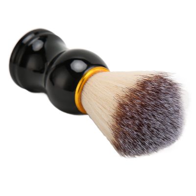 Barber Neck Duster Brush, Plastic Handle Soft Hair Cutting Cleaning Brush Comfortable Grip Portable Ergonomic Handle for Salon