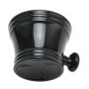 Shaving Soap Bowl, Black Comfortable Grip Plastic Shaving Soap Mug for Home Use view 1