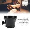 Shaving Soap Bowl, Black Comfortable Grip Plastic Shaving Soap Mug for Home Use view 4
