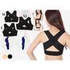 Koanhinn Ladies Women Adjustable Shoulder Back Posture Corrector Chest Brace Support Belt-Black-M view 2