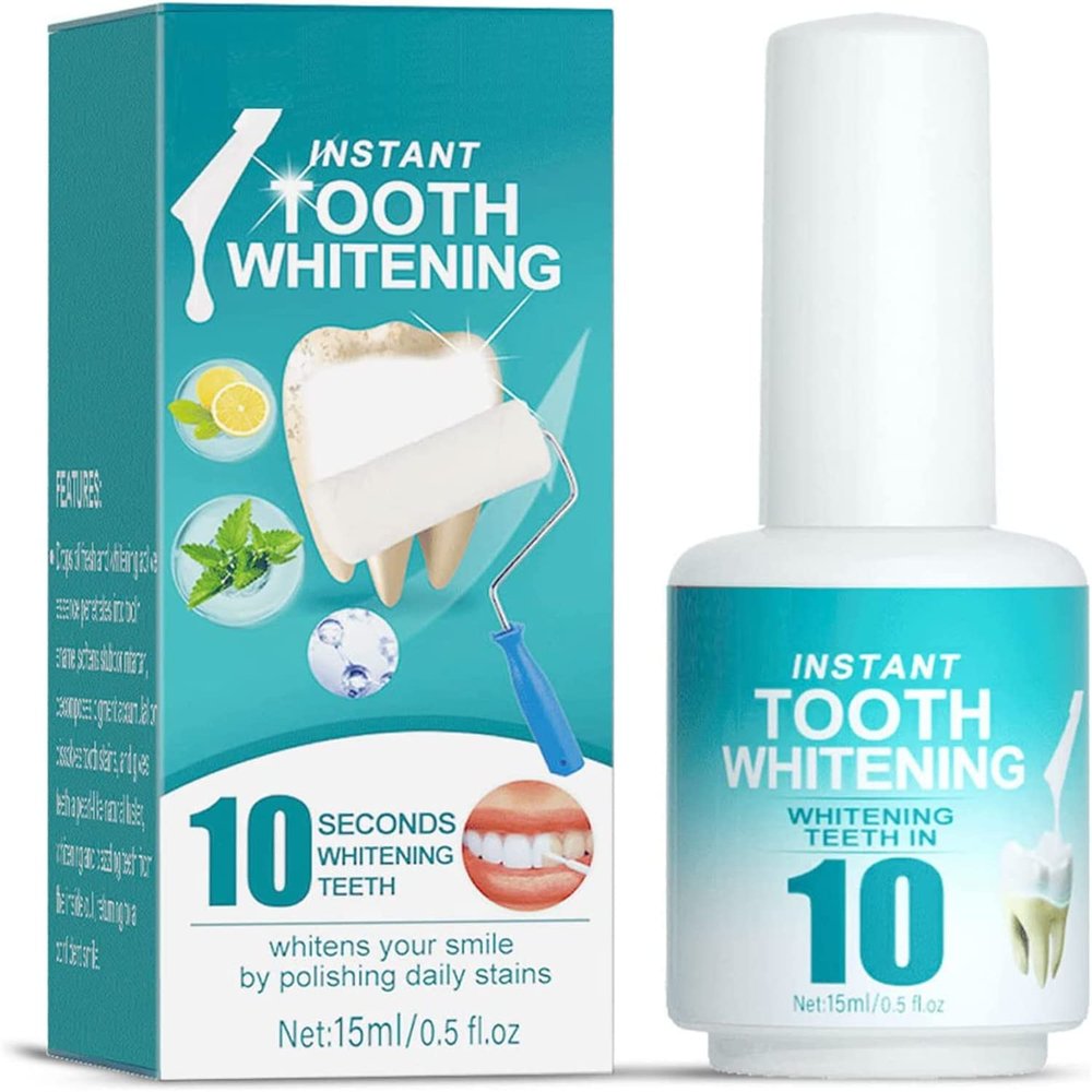 Tooth Paint,Instant Teeth Whitening Paint,Power Teeth Whitening Gel,Gentle Teeth Gel,Tooth Polish Uptight White for Sensitive Teeth, Safe & Effective for Women and Men (1 Pcs)