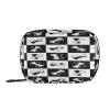 Weekly Portable Zipper Pill Case Bag 7 Days Pill Container Medicine and Supplement Holder Vitamin Organizer Travel Pill Box Dog Bone Pattern French view 1