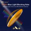 Goiteia 100% Orange Blue Light Blocking Glasses-Amber Tint Gaming Glasses for Better Sleep/Eyes Strain/Light Sensitive-Ultra Light & Spring Hinges for Better Comfor (L-62 * 55mm) view 3