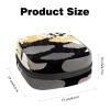 Sanitary Napkin Storage Bag, Period Kit Bag for School, Menstrual Cup Pouch, Sanitary Napkin Pads Organiser Bag, Flying Cranes and Orchids view 3