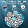 Lovcoyo Shaver Heads, 8D Blade Heads, Universal Replacement Blade Shaver for Men, Silver, 56.0 grams view 3