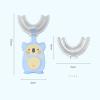 U Shape Toothbrush, U Shape Toothbrush for Kids, 360 Manual Cleaning Toothbrush (Blue + Green) view 2