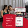 Maca Root + Ginseng + L Arginine. Triple Energy. Zinc + Vitamin C & B. Increases Sports Performance. Reduces Tiredness and Fatigue. Antioxidant. 120 Capsules. CE, Vegan. N2 Natural Nutrition view 2
