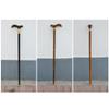 Walking Cane with 4-Prong Rubber Cane Footpad Lightweight & Sturdy Offset Walking Stick Mobility Aid for Elderly, Seniors & Handicap Made in China view 2