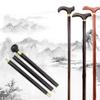 Walking Cane with 4-Prong Rubber Cane Footpad Lightweight & Sturdy Offset Walking Stick Mobility Aid for Elderly, Seniors & Handicap Made in China view 3