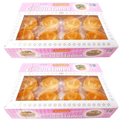 Pack of 2 Rahms Mini Croustade Cups - 48 Cups in Total (24 per Pack)