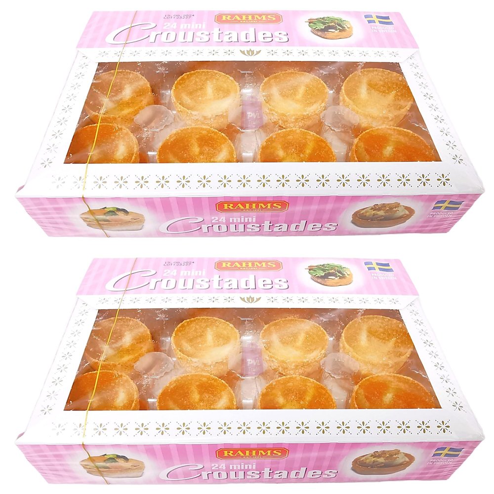 Pack of 2 Rahms Mini Croustade Cups - 48 Cups in Total (24 per Pack)