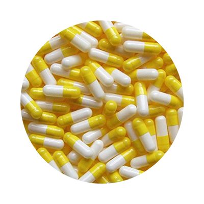DR T&T size0 Size 0 Gelatine Gelatin Capsule Yellow White (10000)