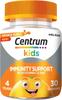 Centrum Immunity Support, gummy multivitamins for kids, with key vitamins, includes vitamin D, A, and C, Orange Natural Fruit Flavour, 30 Chewable Gummies view 4