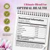 GinSen Menstro Support for Period Health, Natural Menstrual Maintenance, Before & During Cycle, 150 Capsules, Vegan Approved Supplement, Made in UK view 4