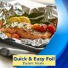 18M Aluminium Foil Heavy Duty Food Wrap Roll Non Stick Silver Sheet Oven Freezer Safe Tin Foil Roll for Catering Wrapping Baking Cooking Roasting Barbecue Home Kitchen (35 Roll) view 4