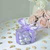 Wyeland Confectionery Silver and Lilac Luxury Milk Chocolate Hearts Foil-Wrapped - Pack of 20 - For Wedding Favours and Mothers Day view 3