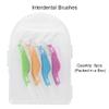8 x Set of Disposable Toothpicks, Soft Interdental Care Tool, Oral Tools for Orthodontic Devices, Bridges, Line and Detailing view 2