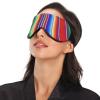 Sleep Mask Mexican Serape Blanket Stripes Night Eye Shade Cover Soft Comfort Blindfold Blockout Light Adjustable Strap for Men Women view 3